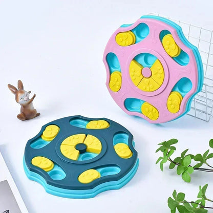 Dog Puzzle Toy & Slow Feeder Bowl – IQ Training Food Dispenser