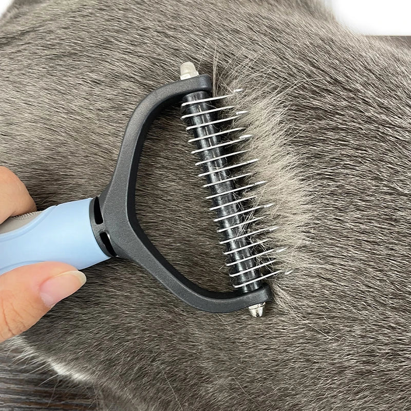 Pet Hair Removal Comb and Grooming Tool