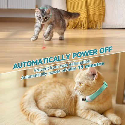 Smart Laser Cat Collar Interactive and Rechargeable Toy