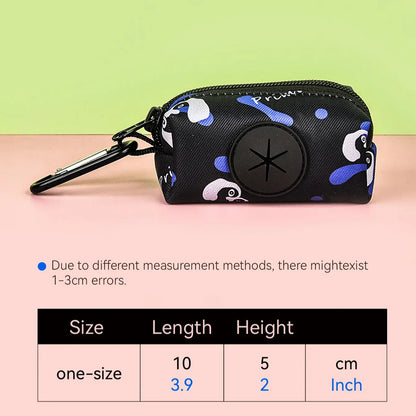 Wholesale Designer Fashion Print Pet Poop Bag Holder Dispenser for Dog Leads