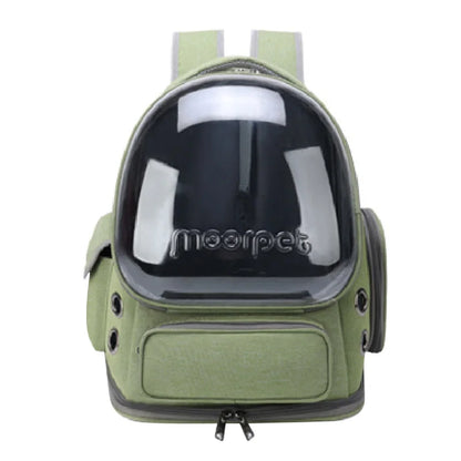 Transparent Pet Carrier Backpack – Outdoor Travel Bag for Cats & Small Dogs
