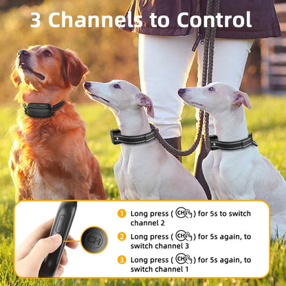 Electric Dog Training Collar 3300ft Remote Control