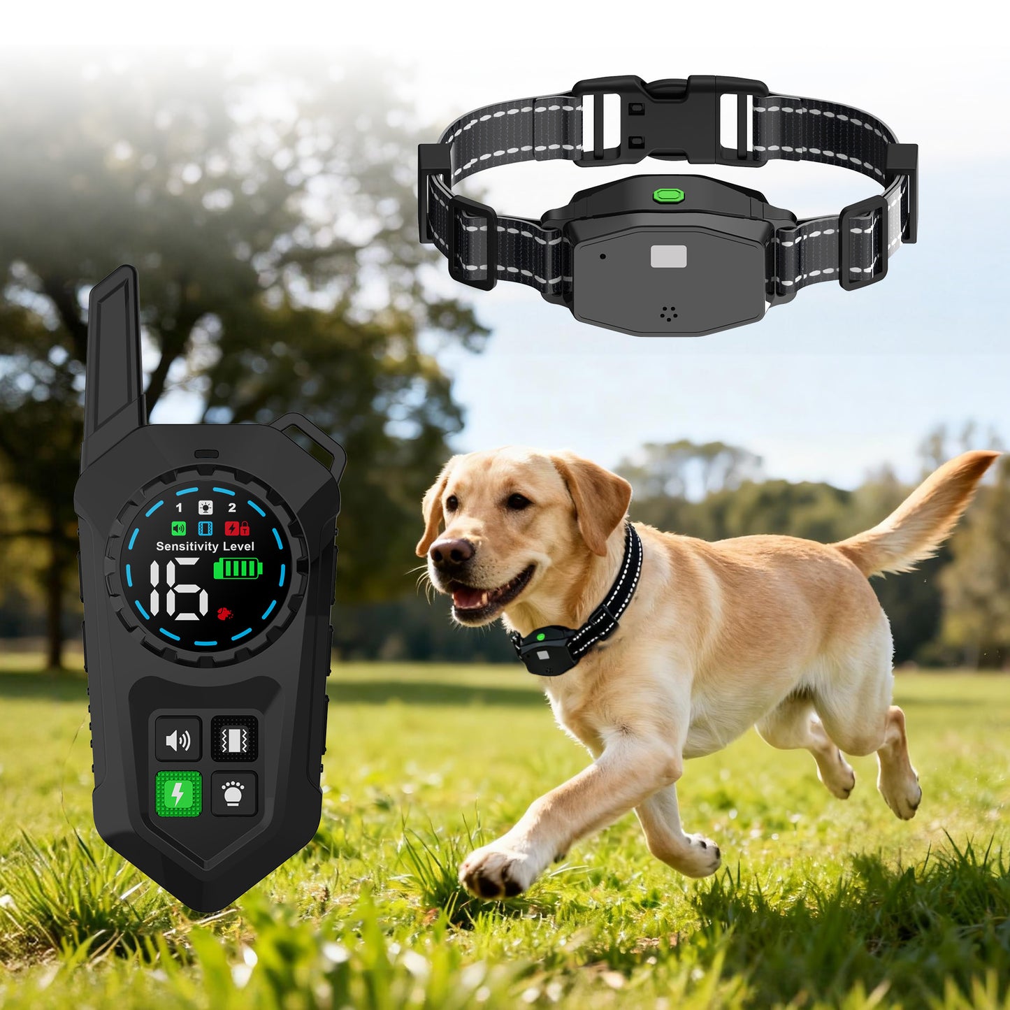 Astko T820 3‑in‑1 Remote Dog Trainer with Bark Control