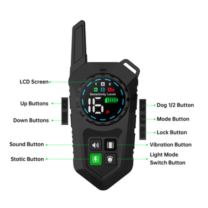 Astko T820 3‑in‑1 Remote Dog Trainer with Bark Control