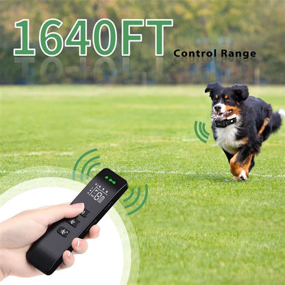 VS8 No-Shock Dog Training Collar (Up to 1640ft / 500m Range)