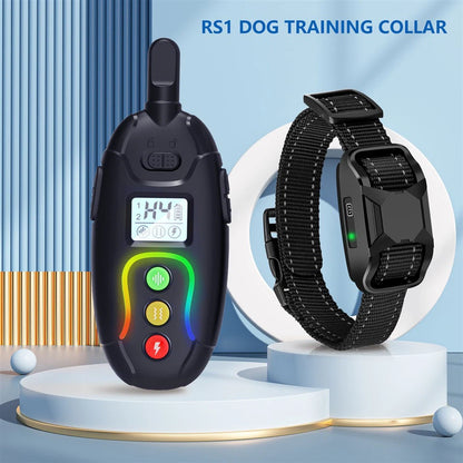 RS1 Remote Dog Training Collar (Up to 1640ft / 500m Range)