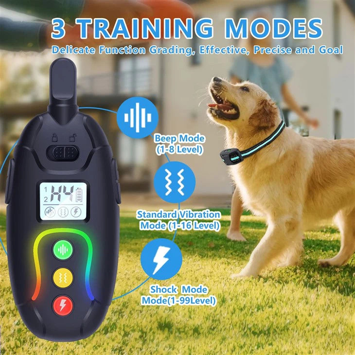 RS1 Remote Dog Training Collar (Up to 1640ft / 500m Range)