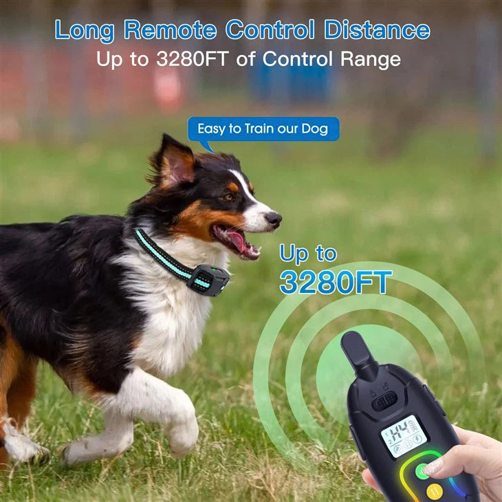 RS1 Remote Dog Training Collar (Up to 1640ft / 500m Range)