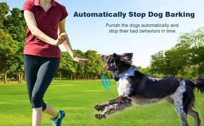 2-in-1 Dog Training and Anti-Bark Collar (Up to 1640ft / 500m Range)