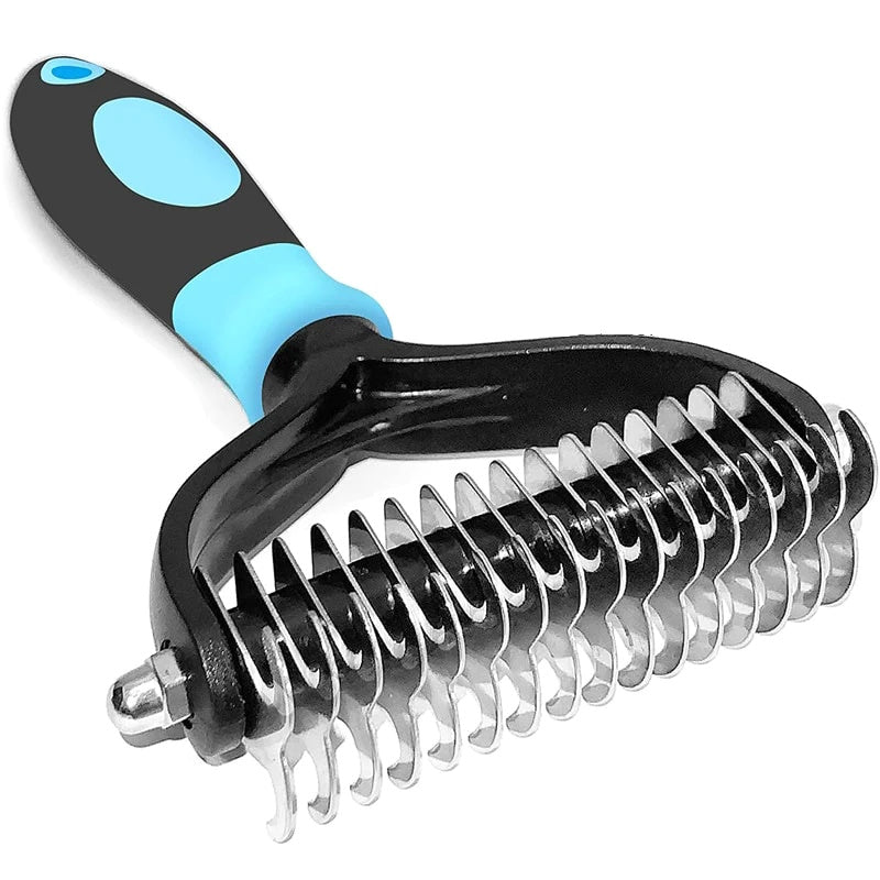 Professional 2-Sided Pet Deshedding Tool